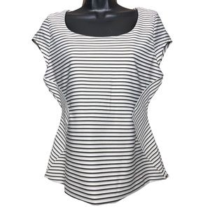 WHITE HOUSE BLACK MARKET Cap Sleeve Blouse